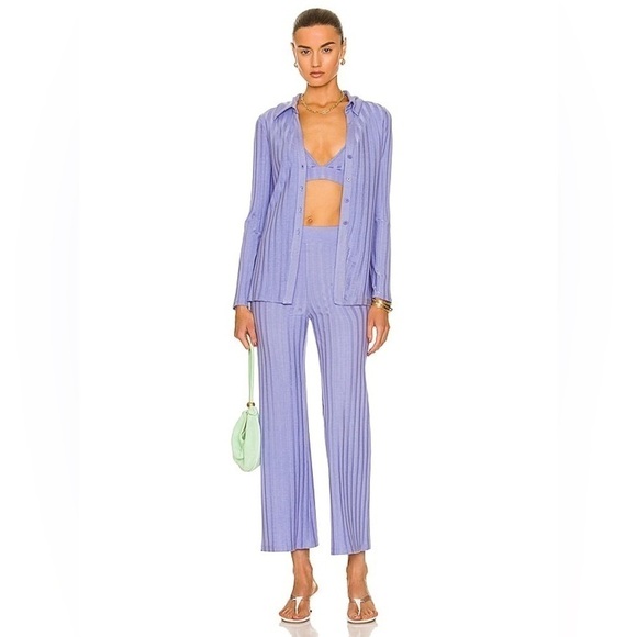 JONATHAN SIMKHAI Celia Wide Leg Pant - Picture 2 of 4